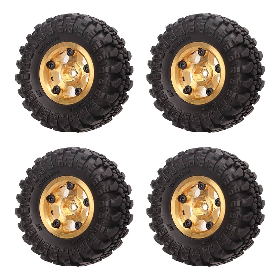 Amazon.co.jp: FMS FCX24 1/18 1/24 RC 車の車輪のための 4pcs